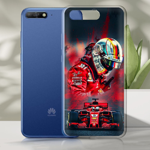 Чехол Boxface Huawei Y6 2018 Racing Car