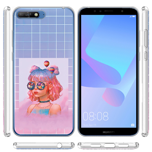 Чехол Boxface Huawei Y6 2018 Girl in the Clouds