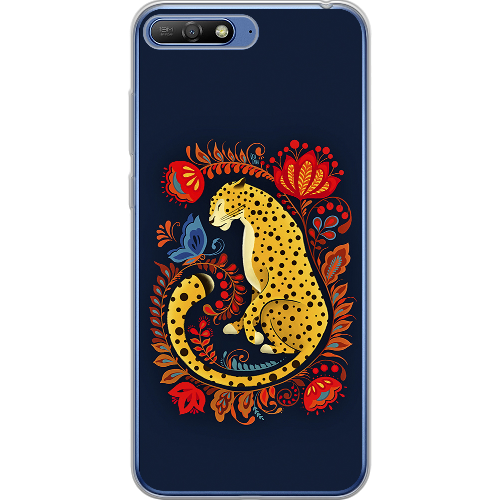 Чехол Boxface Huawei Y6 2018 Petrykivka Leopard