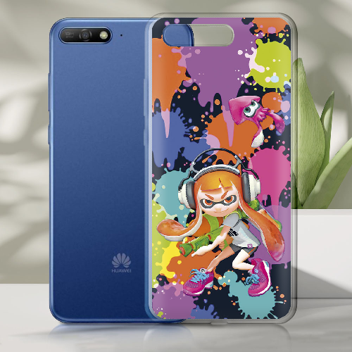 Чехол Boxface Huawei Y6 2018 Splatoon Inklings