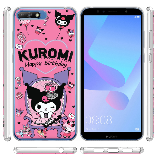 Чехол Boxface Huawei Y6 2018 День народження Kuromi