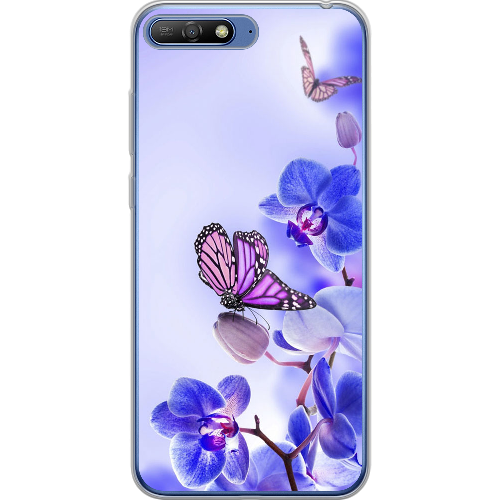 Чехол Boxface Huawei Y6 2018 Orchids and Butterflies