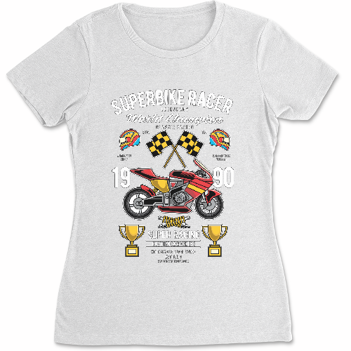 Женская футболка Superbike Racer