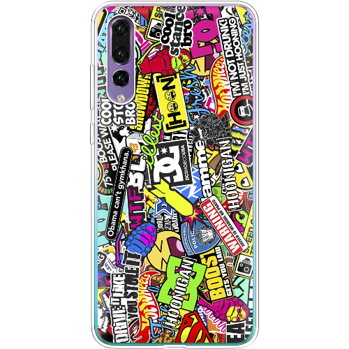 Чехол BoxFace Huawei P20 Pro Multicolored Inscriptions