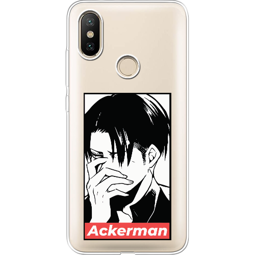 Чехол BoxFace Xiaomi Mi 6X / A2 Attack On Titan - Ackerman