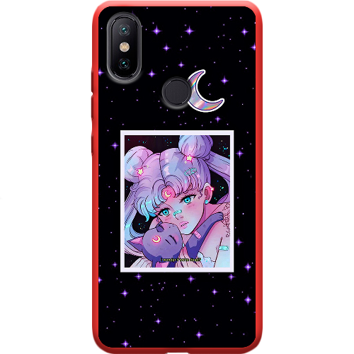 Чехол BoxFace Xiaomi Mi 6X / A2 Sailor Moon night