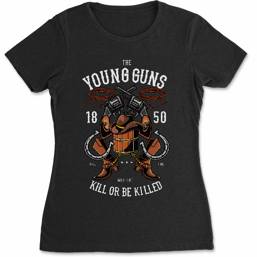 Женская футболка The Young Guns