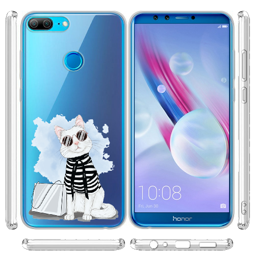 Чехол BoxFace Honor 9 Lite Кот Модник