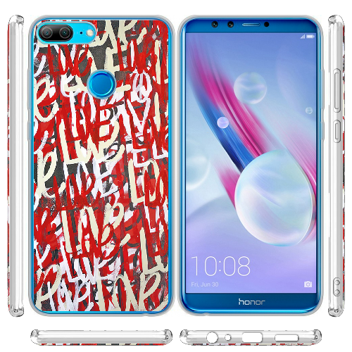 Чехол BoxFace Honor 9 Lite Love Graffiti