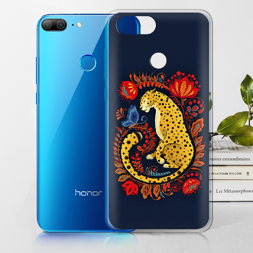 Чехол BoxFace Honor 9 Lite Petrykivka Leopard