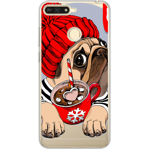 Чехол Boxface Huawei Y6 Prime 2018 Winter Puggy