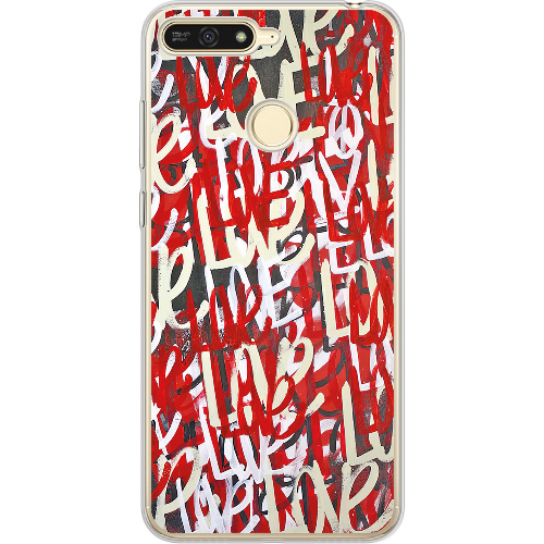 Чехол Boxface Huawei Y6 Prime 2018 Love Graffiti