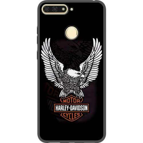 Чехол Boxface Huawei Y6 Prime 2018 Harley Davidson and eagle