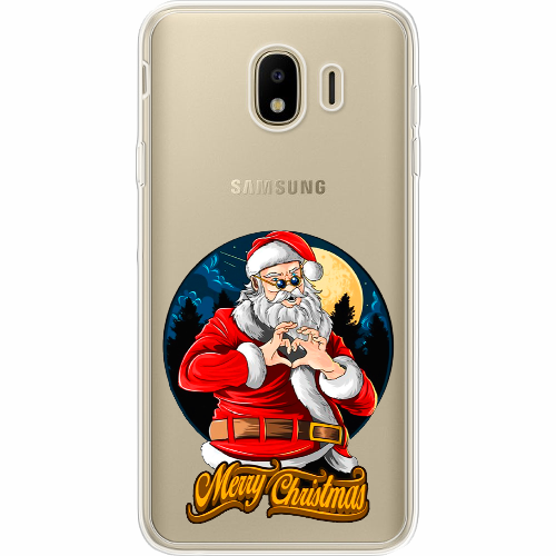 Чехол BoxFace Samsung J400 Galaxy J4 2018 Cool Santa and heart