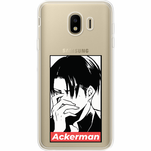 Чехол BoxFace Samsung J400 Galaxy J4 2018 Attack On Titan - Ackerman