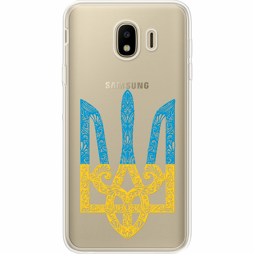 Чехол BoxFace Samsung J400 Galaxy J4 2018 Жовто-блакитний Тризуб