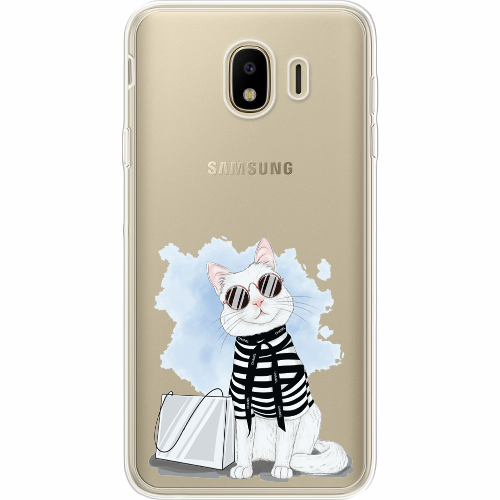 Чехол BoxFace Samsung J400 Galaxy J4 2018 Кот Модник