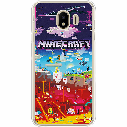 Чехол BoxFace Samsung J400 Galaxy J4 2018 Minecraft World Beyond