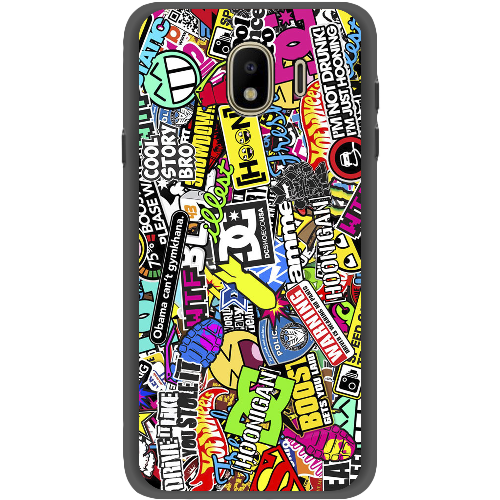 Чехол BoxFace Samsung J400 Galaxy J4 2018 Multicolored Inscriptions