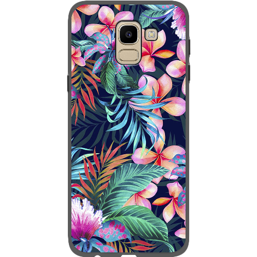 Чехол BoxFace Samsung J600 Galaxy J6 2018 flowers in the tropics
