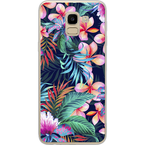 Чехол BoxFace Samsung J600 Galaxy J6 2018 flowers in the tropics