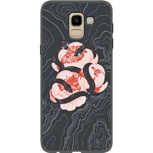 Чехол BoxFace Samsung J600 Galaxy J6 2018 Snake Rose