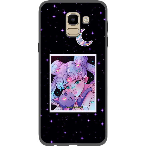 Чехол BoxFace Samsung J600 Galaxy J6 2018 Sailor Moon night
