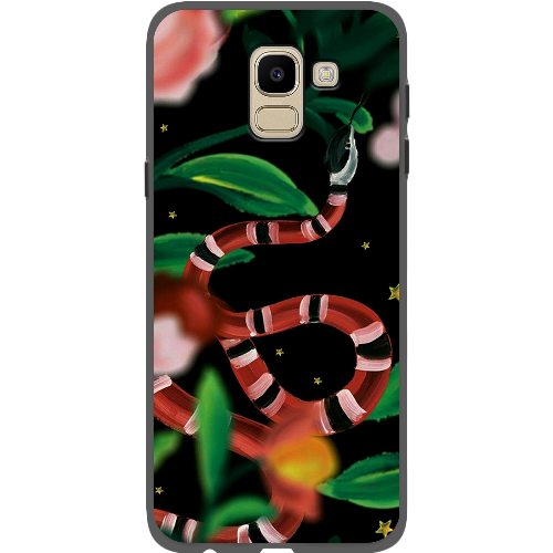 Чехол BoxFace Samsung J600 Galaxy J6 2018 Red Snake