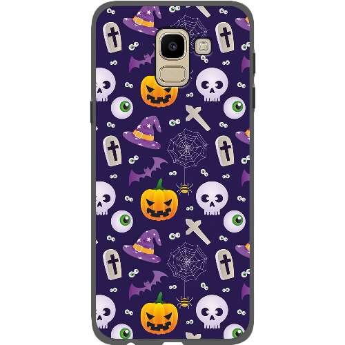 Чехол BoxFace Samsung J600 Galaxy J6 2018 Halloween Purple Mood