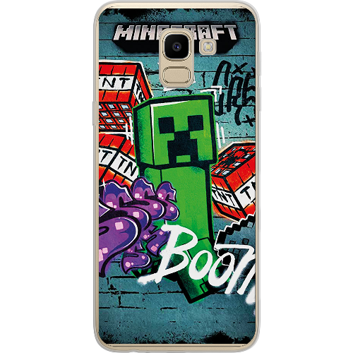 Чехол BoxFace Samsung J600 Galaxy J6 2018 Minecraft Graffiti