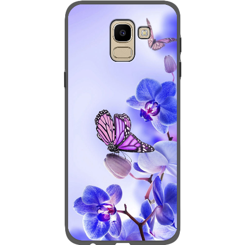 Чехол BoxFace Samsung J600 Galaxy J6 2018 Orchids and Butterflies
