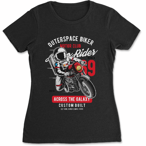 Женская футболка Outerspace Biker