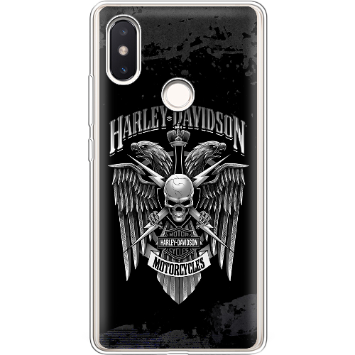 Чехол BoxFace Xiaomi Mi 8 SE Harley Davidson skull and eagles