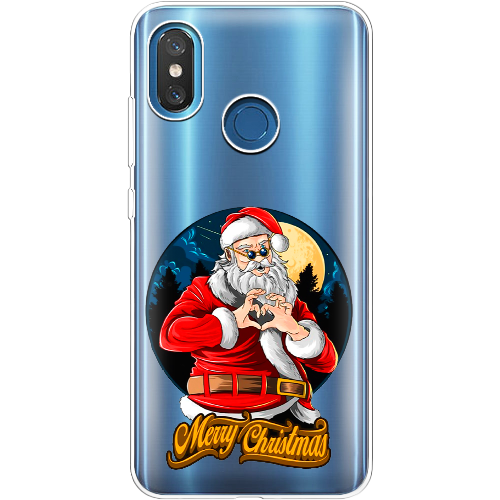 Чехол BoxFace Xiaomi Mi 8 Cool Santa and heart