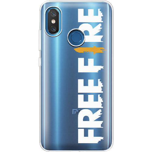 Чехол BoxFace Xiaomi Mi 8 Белый Free Fire