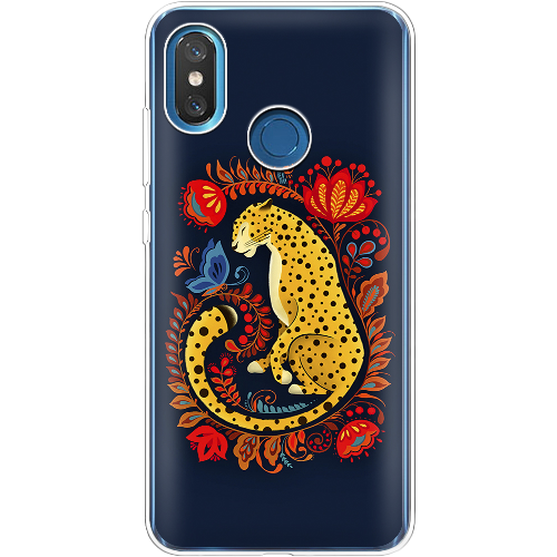 Чехол BoxFace Xiaomi Mi 8 Petrykivka Leopard