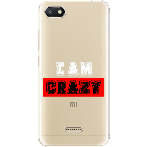 Чехол Boxface Xiaomi Redmi 6A I'm Crazy