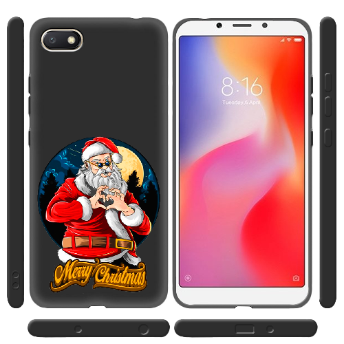 Чехол Boxface Xiaomi Redmi 6A Cool Santa and heart