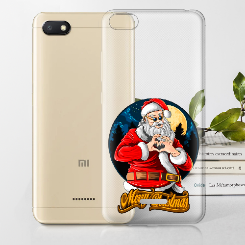 Чехол Boxface Xiaomi Redmi 6A Cool Santa and heart