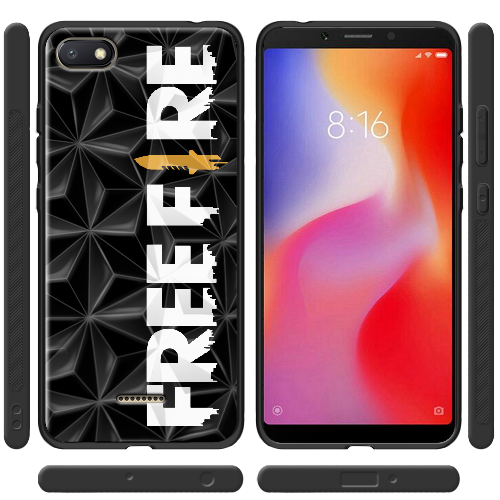 Чехол Boxface Xiaomi Redmi 6A Белый Free Fire