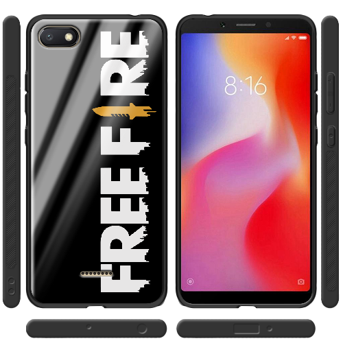 Чехол Boxface Xiaomi Redmi 6A Белый Free Fire