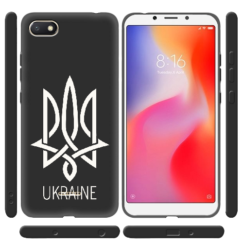 Чехол Boxface Xiaomi Redmi 6A Тризуб монограмма UKRAINE