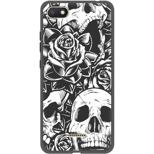 Чехол Boxface Xiaomi Redmi 6A Skull and Roses