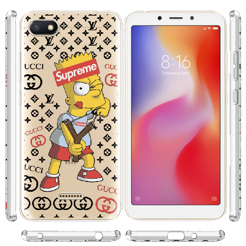 Чехол Boxface Xiaomi Redmi 6A Yellow Fun