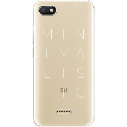 Чехол Boxface Xiaomi Redmi 6A Minimalistic