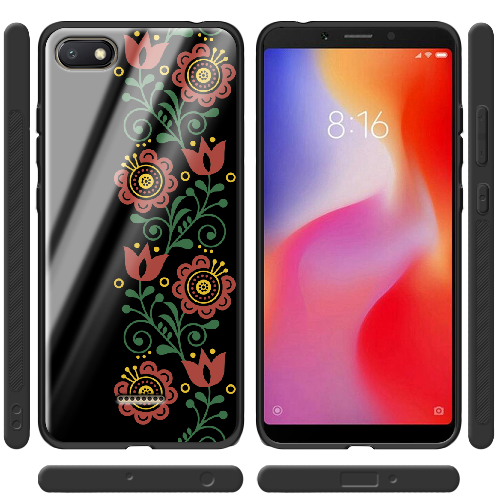 Чехол Boxface Xiaomi Redmi 6A Ethno Flower