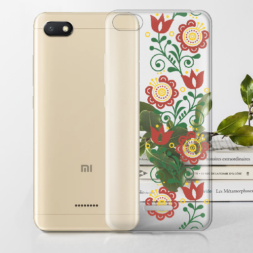 Чехол Boxface Xiaomi Redmi 6A Ethno Flower