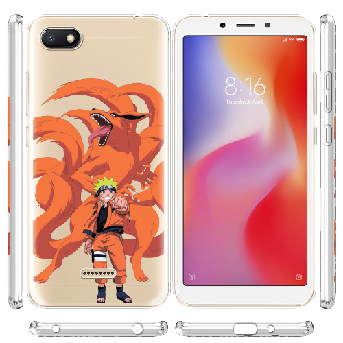 Чехол Boxface Xiaomi Redmi 6A Naruto and Kurama