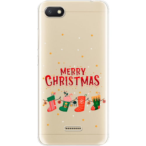Чехол Boxface Xiaomi Redmi 6A Рождественские Носки