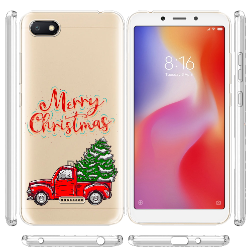 Чехол Boxface Xiaomi Redmi 6A Holiday Car Merry Christmas